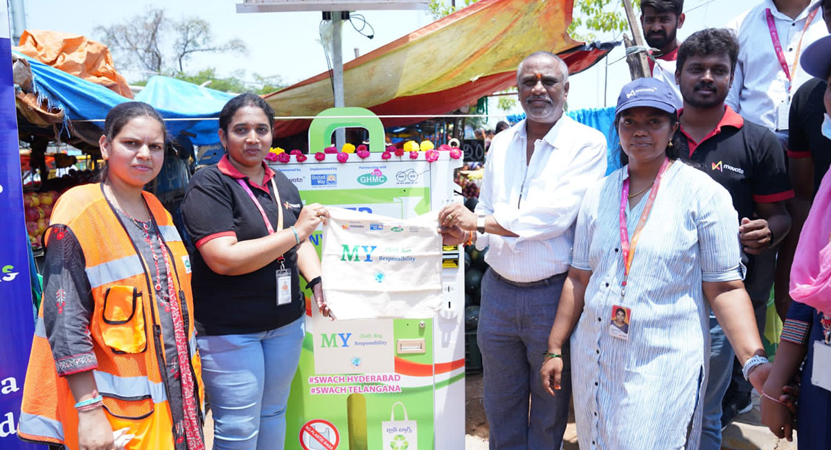 ‘Any Time Bag’: A vending machine that offers eco-friendly solution to single-use plastic