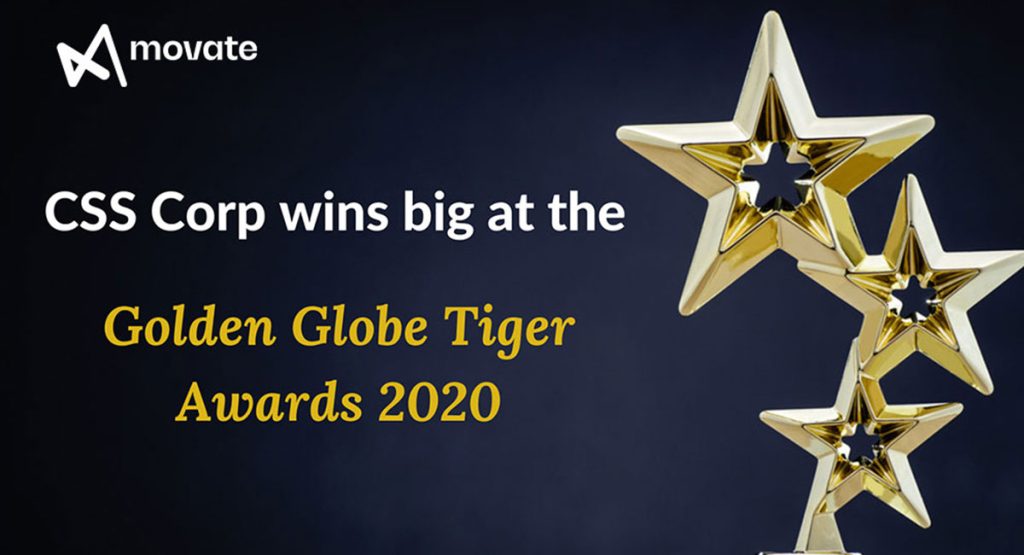 Movate (formerly CSS Corp) wins big at the Golden Globe Tiger awards 2020