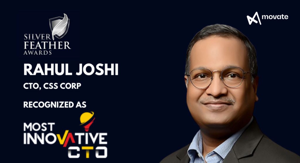 Rahul Joshi recognized as the most innovative CTO by silver feather awards